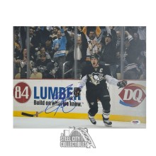 Sidney Crosby Autographed Pittsburgh Penguins 11x14 Hockey Photo - PSA/DNA (Yelling)