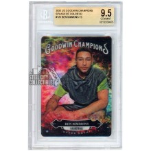 Ben Simmons 2020 Upper Deck Goodwin Champions Splash of Color 3D Card #120 BGS 9.5