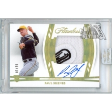 Paul Skenes 2024 Panini Flawless Rookie Logo Patch Autograph Card #DPH-PS 9/10