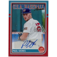 Paul Skenes 2024 Panini Stars & Stripes USA Alumni Autograph Card #ASM-PS 170/199