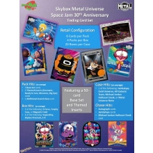 2026 Upper Deck Skybox Metal Universe Space Jam 30th Anniversary Blaster 20-Box Case