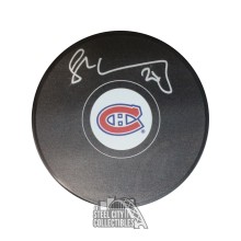 Juraj Slafkovsky Autographed Montreal Hockey Puck - Fanatics