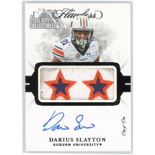 Darius Slayton 2019 Panini Flawless Collegiate Black Star Swatch Auto #1 1/1