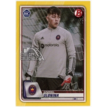 Gabriel Slonina 2020 Bowman MLS Yellow Rookie Card #70 /75