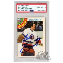 Billy Smith 1978-79 O-Pee-Chee Autograph Card #62 PSA/DNA 10