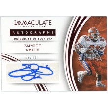 Emmitt Smith 2016 Panini Immaculate Collegiate Red Auto 8/10