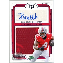 Jeremiah Smith 2025 Panini National Treasures Collegiate Patch Autograph Card #136 1/49