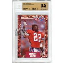 Emmitt Smith 1991 Star Pics Flashback Card #20 BGS 9.5