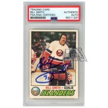 Billy Smith 1977-78 O-Pee-Chee Autograph Card #229 PSA/DNA