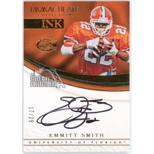 Emmitt Smith 2017 Panini Immaculate Collegiate Ink Autograph Card #5 17/25