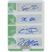 Darvish, Snell, Clevinger, Paddack 2021 Panini NT Plate Quad Auto Card 1/1