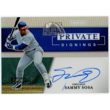 Sammy Sosa 2026 Panini National VIP Exclusive Private Signings Auto Card #PS-SS