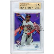Juan Soto 2018 Bowman's Best Purple Refractor Rookie Card #29 181/250 BGS 9.5
