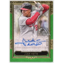 Juan Soto 2020 Topps Five Star Green Autograph Card #FSA-JSO 08/15