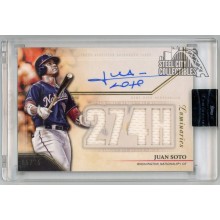 Juan Soto 2020 Topps Luminaries Hit Kings Patch Autograph Card #HKAR-JS 15/15