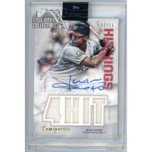 Juan Soto 2019 Topps Luminaries Hit Kings Patch Autograph Card #HKAR-JS 12/15