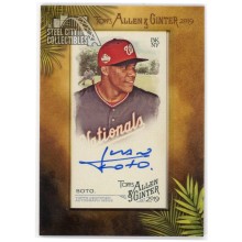 Juan Soto 2019 Topps Allen & Ginter Framed Mini Autograph Card #MA-JSO