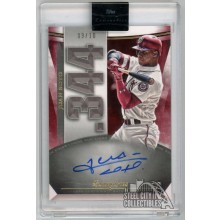 Juan Soto 2021 Topps Luminaries Home Run Kings Red Autograph Card #HRK-JS 09/10