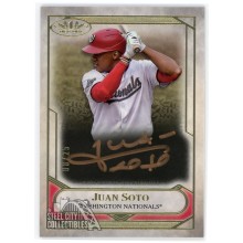 Juan Soto 2021 Topps Tier One Bronze Ink Autograph Card #T1TA-JS 08/25