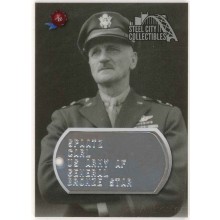 Carl Spaatz 2021 Historic Autographs End Of The War: 1945 Dog Tag Card #DT-CS