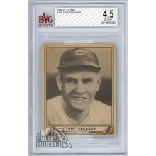 Tris Speaker 1940 Play Ball Card #170 BVG 4.5 VG-EX+
