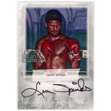 Leon Spinks 2010 Ringside Round 2 Boxing Autograph Card #A-LS1