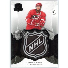 Jordan Staal 2016-17 Upper Deck The Cup NHL Shield Logo Patch Card #18 1/1
