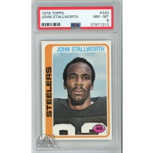 John Stallworth 1978 Topps Football Rookie Card #320 PSA 8 NM-MT