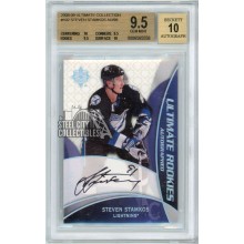 Steven Stamkos 2008-09 Upper Deck Ultimate Rookie Autograph Card #102 36/99 BGS 9.5