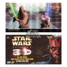 2000 Topps Star Wars 3Di Episode 1 - The Phantom Menace Lenticular Promo Card #P1