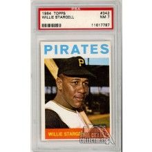 Willie Stargell 1964 Topps Card #342 PSA 7 NM