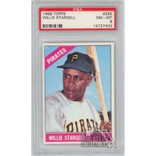 Willie Stargell 1966 Topps Card #255 PSA 8 NM-MT (403)