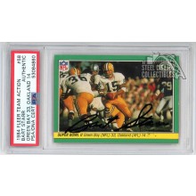 Bart Starr 1984 Fleer Team Action Autograph Card #58 PSA Authentic
