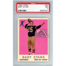 Bart Starr 1959 Topps Card #23 PSA 7 NM