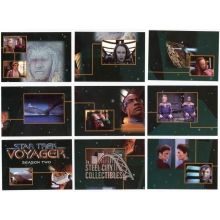 1996 Skybox Star Trek Voyager Season Two 100 Card Complete Set