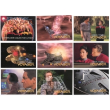 1995 Skybox Star Trek Voyager Series One 98 Card Complete Set