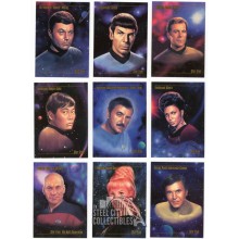 1993 Skybox Master Series Star Trek 90 Card Complete Set