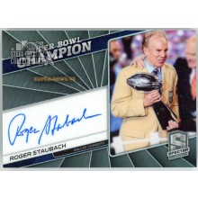Roger Staubach 2019 Panini Spectra Super Bowl Autograph Card #SBS-RS 15/15