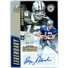 Roger Staubach 2018 Panini Contenders Legendary Autograph Card #LC-RS 05/10