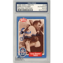 Ernie Stautner 1988 Swell Greats Autograph Card #109 PSA/DNA Authentic