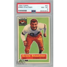 Ernie Stautner 1956 Topps Football Card #87 PSA 8 NM-MT
