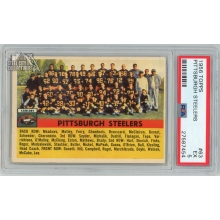 Pittsburgh Steelers Team 1956 Topps Football Card #63 PSA 5 EX