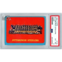 Pittsburgh Steelers Team 1963 Topps Football Card #133 PSA 6 EX-MT