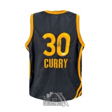 Stephen Curry Autographed Golden State Custom Black City Edition Basketball Jersey - JSA