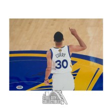 Stephen Curry Autographed Golden State Warriors 11x14 Basketball Photo - PSA/DNA (Scratched Photo)