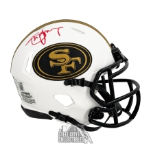 Steve Young Autographed San Francisco 49ers Lunar Eclipse Mini Football Helmet - BAS