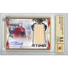 Sting 2020 Topps Transcendent WWE Bat Relic Autograph Card RC-ST BGS 9.5