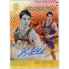 John Stockton 2019-20 Panini Illusions Superlatives Autograph Card #SS-JSK 3/10