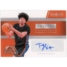 Tyran Stokes 2026 Panini Private Signings Autograph Card