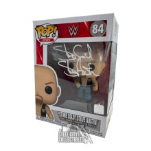 Stone Cold Steve Austin Autographed WWE Funko Pop - JSA (White Ink)